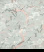 RK Classics Blossoms Silver/Blue Fabric