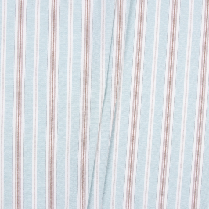 RK Classics Herman Stripe Sky Blue/Gray Fabric image 2 of 2