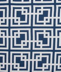 RK Classics Lena Geometric Blue Fabric