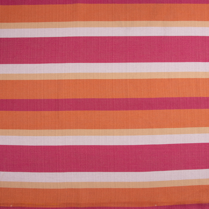 RK Classics Viviene Stripe Orange/Pink Fabric image 1 of 2