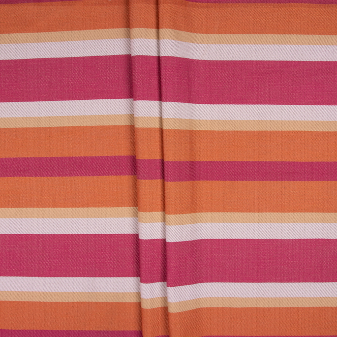 RK Classics Viviene Stripe Orange/Pink Fabric image 2 of 2