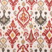 RK Classics Stella Ikat Crimson Red Fabric thumbnail image 1 of 2