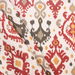 RK Classics Stella Ikat Crimson Red Fabric thumbnail image 2 of 2
