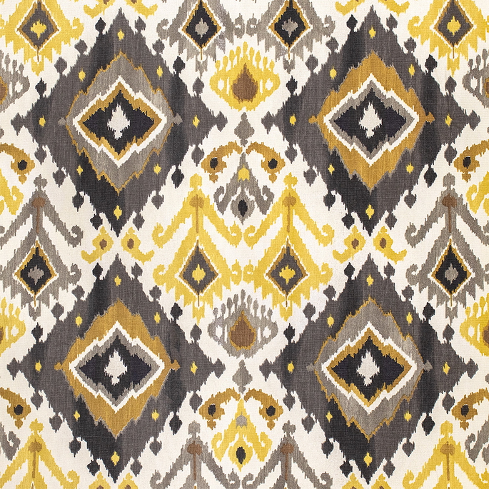 RK Classics Alessandra Ikat Goldmine Fabric image 1 of 3