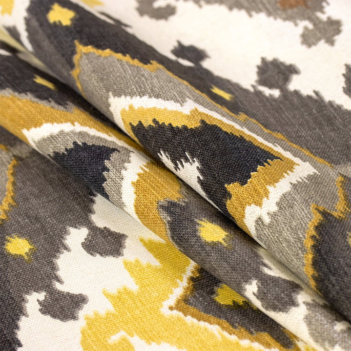 RK Classics Alessandra Ikat Goldmine Fabric image 2 of 3