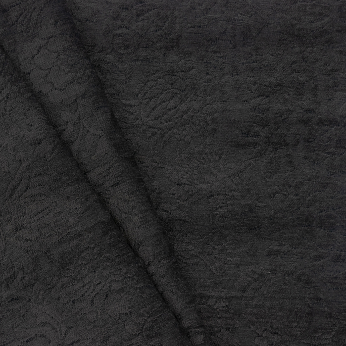 RK Classics Regime Chenille Charcoal Fabric image 2 of 2