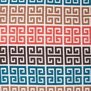 RK Classics Genevieve Greek Key Harvest Upholstery Fabric