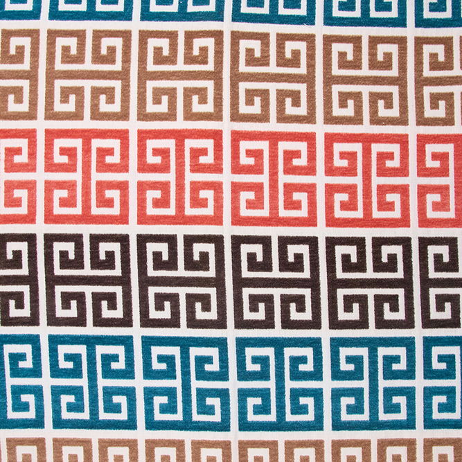 RK Classics Genevieve Greek Key Harvest Upholstery Fabric