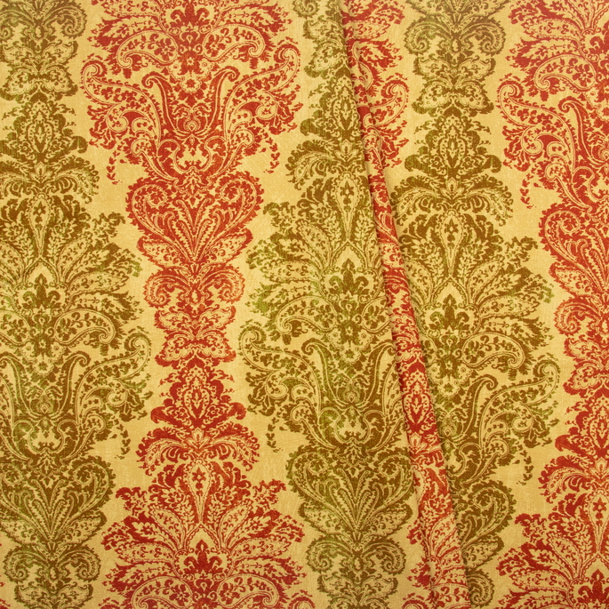 Waverly Fresco Finale Tangerine Fabric image 2 of 2