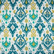 RK Classics Stella Ikat Emerald Fabric