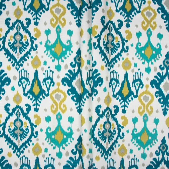 RK Classics Stella Ikat Emerald Fabric image 2 of 3