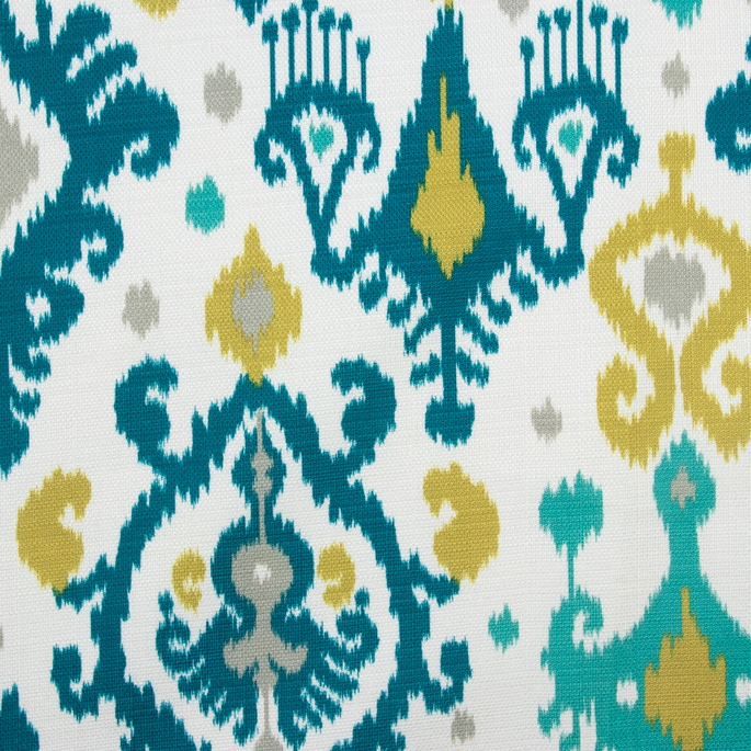 RK Classics Stella Ikat Emerald Fabric image 3 of 3