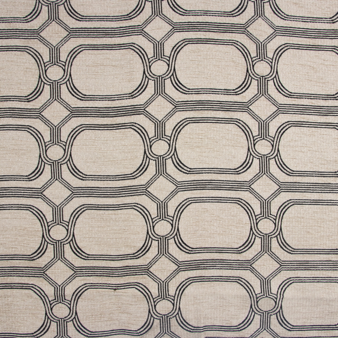 RK Classics Raleigh Natural/Onyx Fabric image 1 of 2