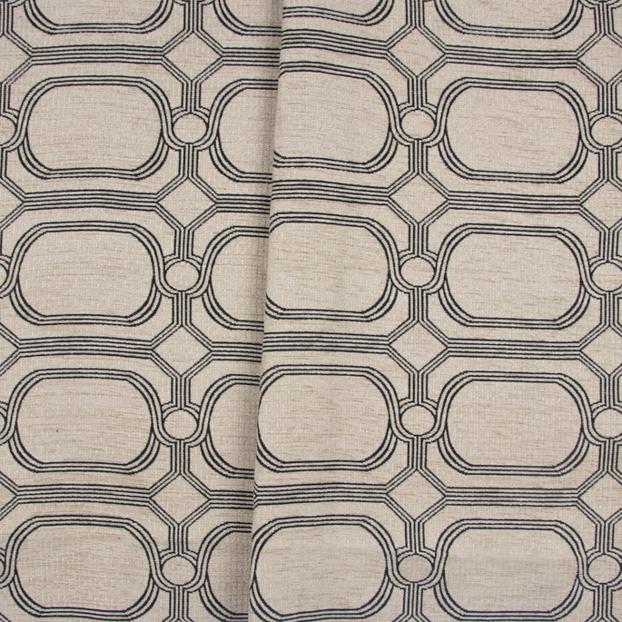 RK Classics Raleigh Natural/Onyx Fabric image 2 of 2