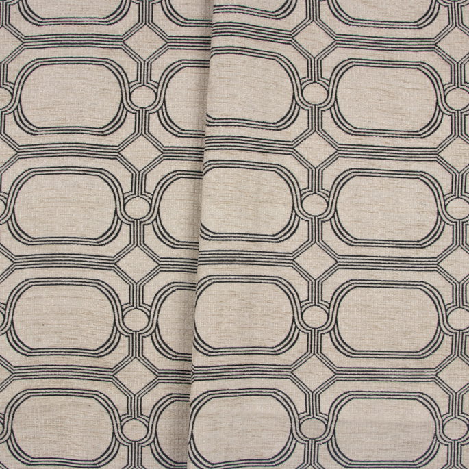 RK Classics Raleigh Natural/Onyx Fabric image 2 of 2