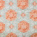 Waverly Malta Apricot Printed Fabric