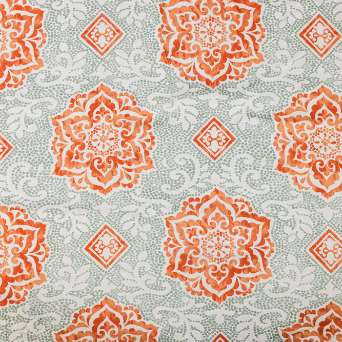 Waverly Malta Apricot Printed Fabric