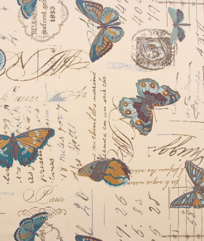 RK Classics Madame Butterfly Gem Upholstery Fabric