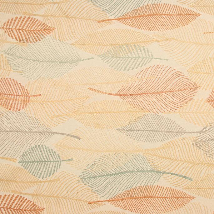 RK Classics Anaya Leaf Persimmon Fabric image 1 of 2