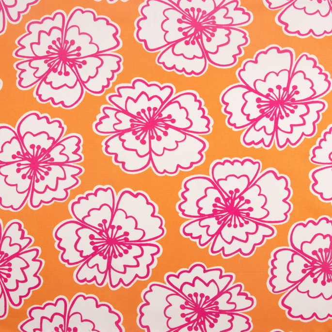 P. Kaufmann Snappy Poppy Tangelo Fabric image 1 of 3