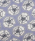 P. Kaufmann Snappy Poppy Periwinkle Fabric
