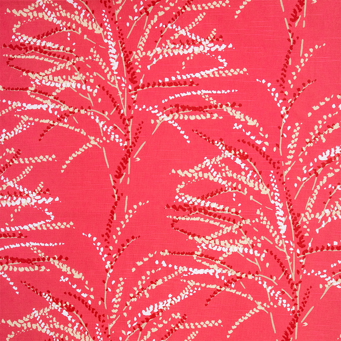RK Classics Harlequin Foliage Strawberry Fabric image 1 of 3