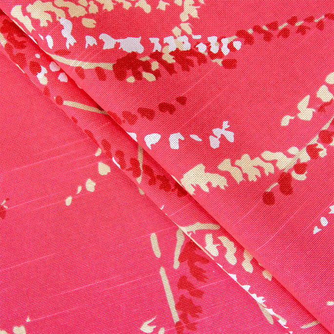 RK Classics Harlequin Foliage Strawberry Fabric image 2 of 3