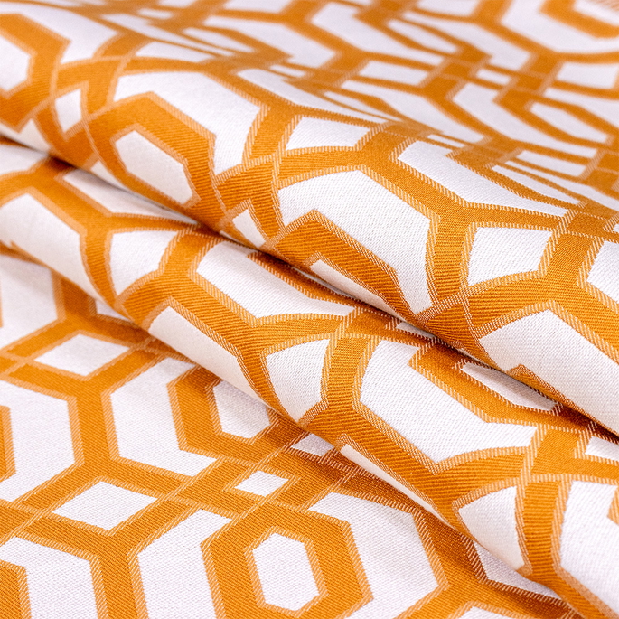RK Classics Rutland Palace Orange Fabric image 2 of 3