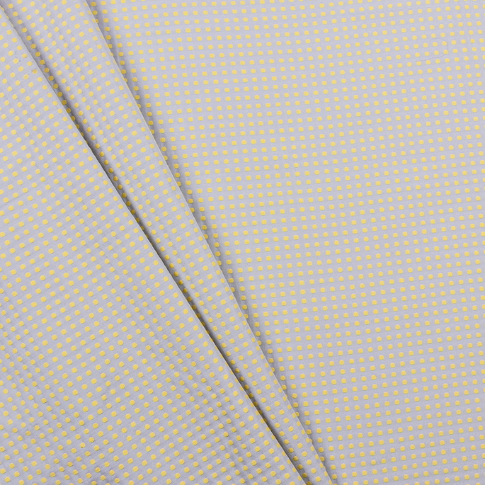 RK Classics Dotty Grey/Yellow Fabric image 2 of 2