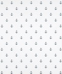 Premier Prints Mini Anchor White/Premier Navy Twill Fabric