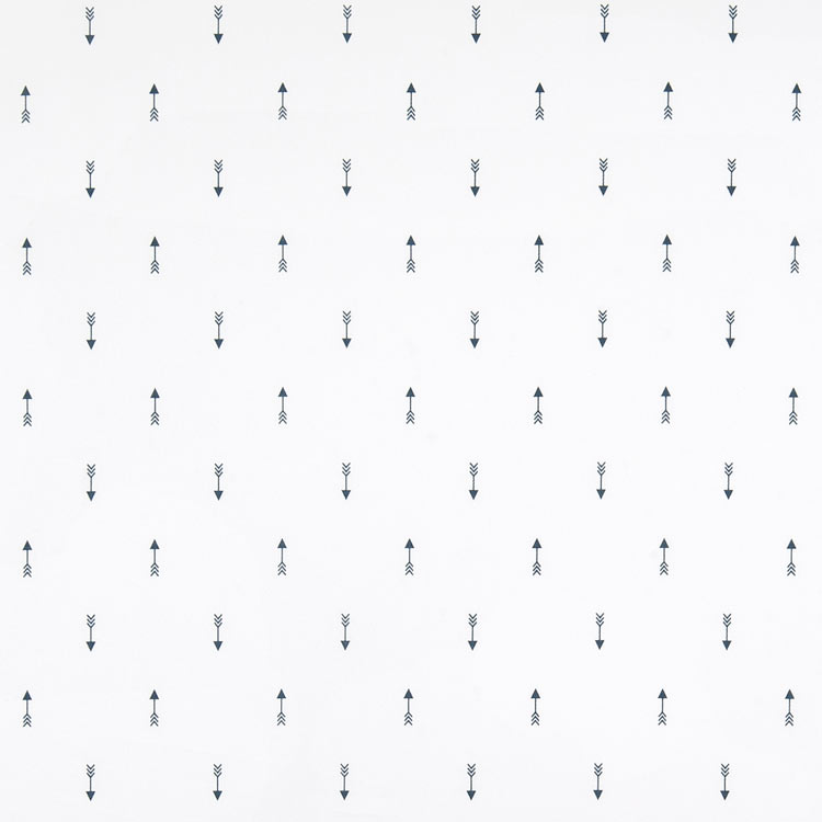 Premier Prints Mini Arrow White/Premier Navy Fabric