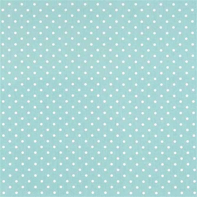 Premier Prints Mini Dot Canal/White Twill Fabric