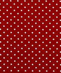Premier Prints Mini Dot Lipstick/White Canvas Fabric