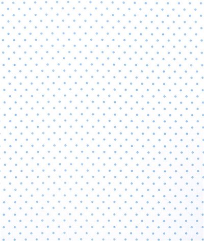 Premier Prints Mini Dot White/Sky Drake Fabric