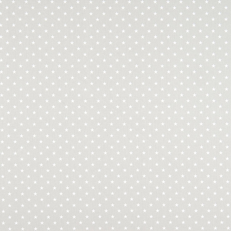 Premier Prints Mini Star French Grey Twill Fabric