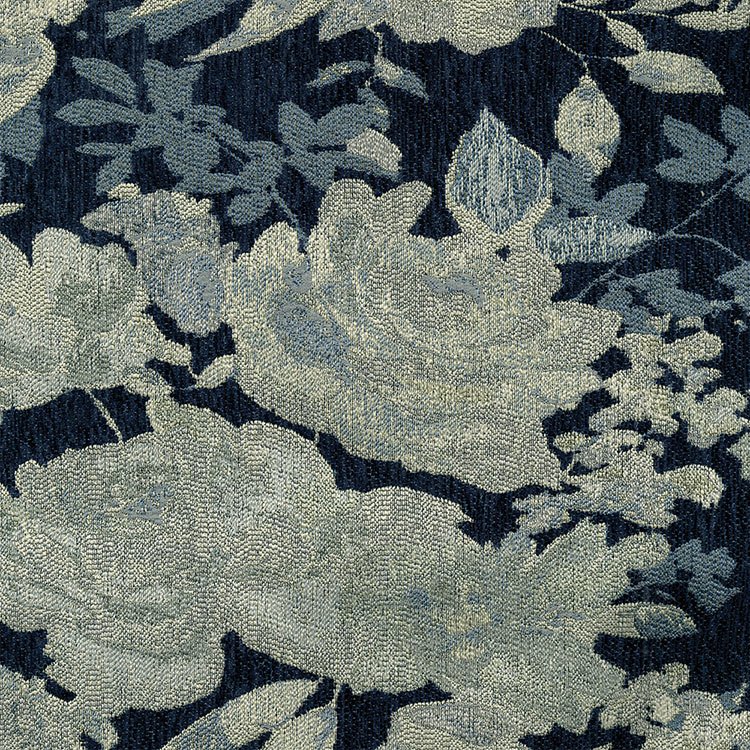 ABBEYSHEA Brocade 306 Bluebell Fabric