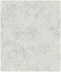 Seabrook Designs Glisten Circles Teal & Off-White Wallpaper