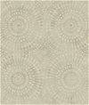 Seabrook Designs Glisten Circles Trout & Gray Wallpaper