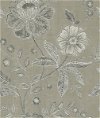 Seabrook Designs Shimmer Dried Thyme & Black Wallpaper