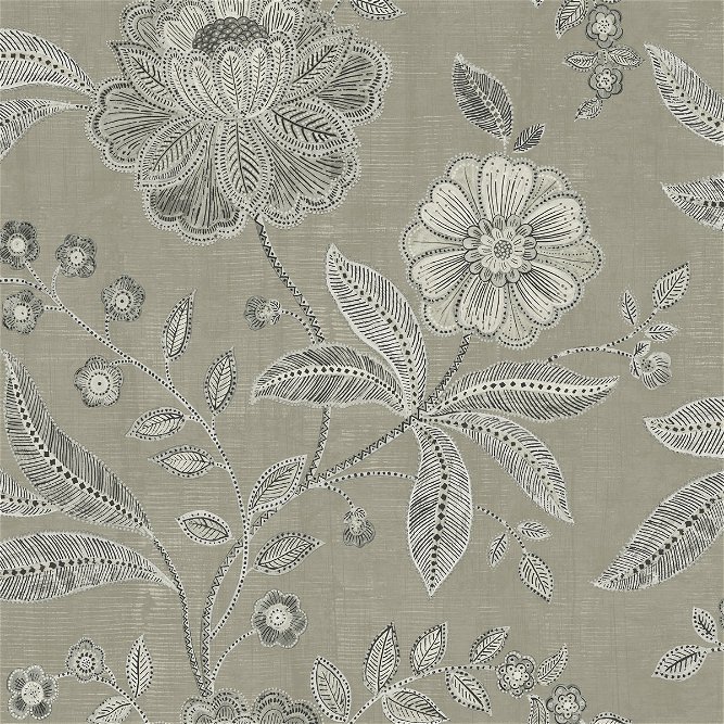 Seabrook Designs Shimmer Dried Thyme &amp; Black Wallpaper
