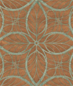 Seabrook Designs Patina Copper & Sage Wallpaper