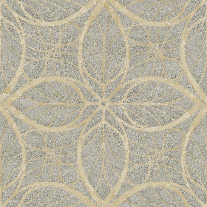 Seabrook Designs Patina Gray &amp; Gold Wallpaper