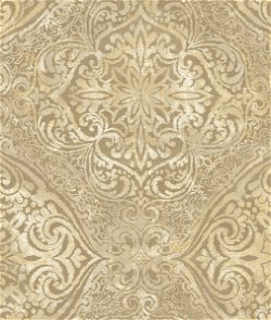 Seabrook Designs Palladium Metallic Gold & Taupe Wallpaper