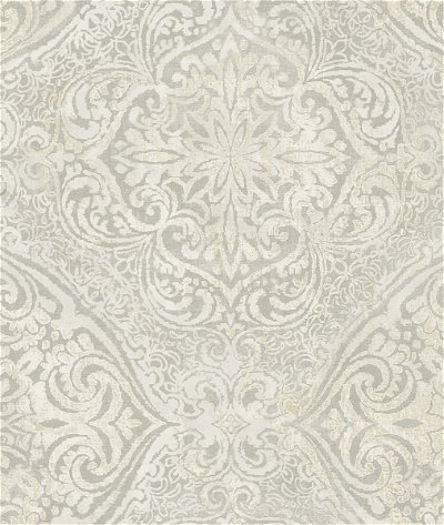 Seabrook Designs Palladium Metallic Gold & Off-White Wallpaper