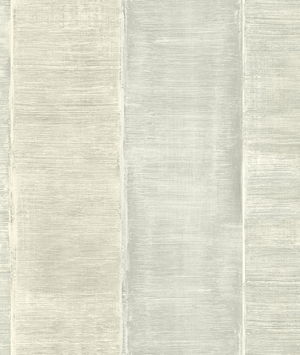 Seabrook Designs Palladium Stripe Greige & Metallic Gold Wallpaper