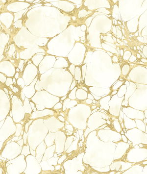 Seabrook Designs Patina Marble Metallic Gold & Off-White Wallpaper