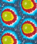 Premier Prints Mod Tie-Dyed Rainbow Canvas Fabric