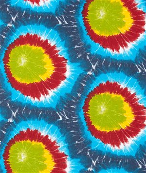 Premier Prints Mod Tie-Dyed Rainbow Canvas Fabric