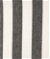 120" Black Montauk Stripes Linen