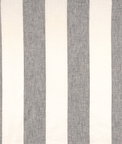120" Grey Montauk Stripes Linen Fabric